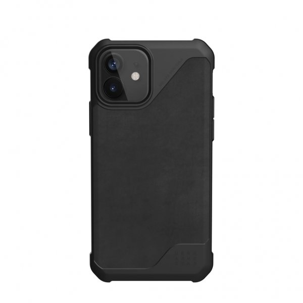 Urban Armor Gear (UAG) iPhone 12/iPhone 12 Pro Skal Metropolis LT Leather Svart