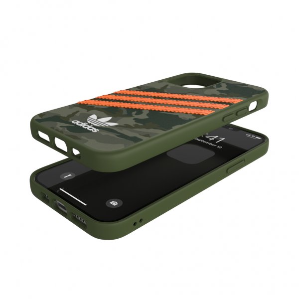 Adidas iPhone 12/iPhone 12 Pro Skal Moulded Case PU Camo/Signal Orange