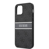 Guess iPhone 12/iPhone 12 Pro Skal Printed Stripe Grå