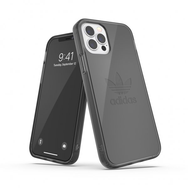 Adidas iPhone 12/iPhone 12 Pro Skal Protective Clear Case Svart