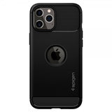 Spigen iPhone 12/iPhone 12 Pro Skal Rugged Armor Matte Black