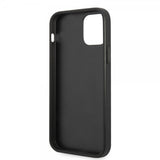 Guess iPhone 12/iPhone 12 Pro Skal Saffiano Double Cardslot Svart