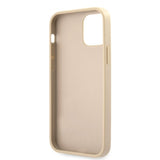 Guess iPhone 12/iPhone 12 Pro Skal Saffiano Vintage Script Guld