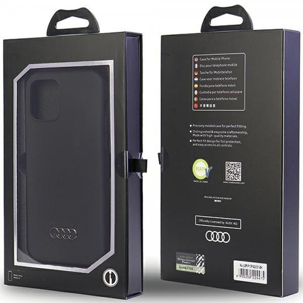 Audi iPhone 12/iPhone 12 Pro Skal Silicone Svart