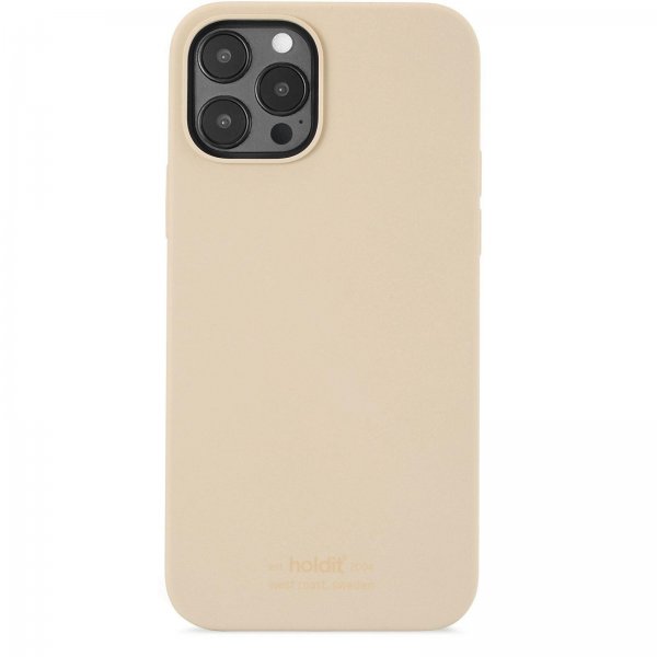 holdit iPhone 12/iPhone 12 Pro Skal Silikon Beige