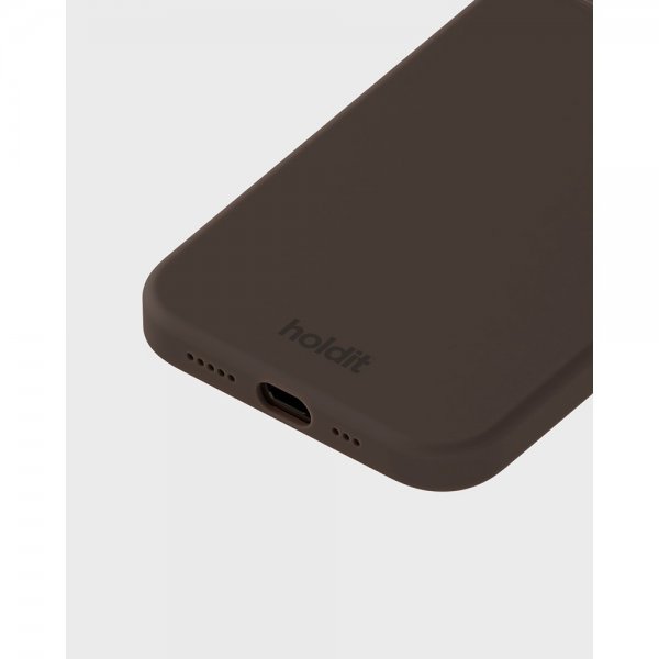 holdit iPhone 12/iPhone 12 Pro Skal Silikon Chocolate