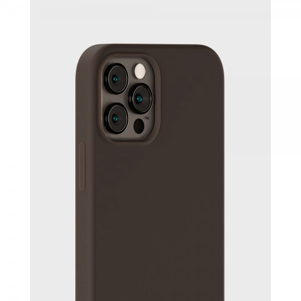 holdit iPhone 12/iPhone 12 Pro Skal Silikon Chocolate