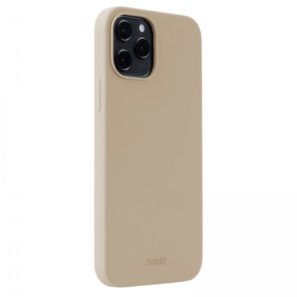 holdit iPhone 12/iPhone 12 Pro Skal Silikon Latte Beige