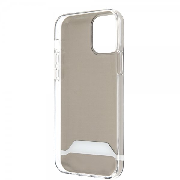 AMG iPhone 12/iPhone 12 Pro Skal Stripes Horizontal Transparent Svart