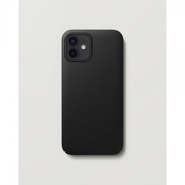 Nudient iPhone 12/iPhone 12 Pro Skal Thin Case MagSafe Ink Black