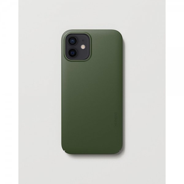 Nudient iPhone 12/iPhone 12 Pro Skal Thin Case MagSafe Pine Green