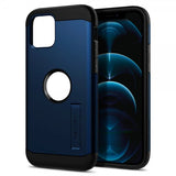 Spigen iPhone 12/iPhone 12 Pro Skal Tough Armor Navy Blue
