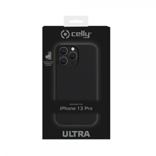 Celly iPhone 12/iPhone 12 Pro Skal ULTRAMAG Svart