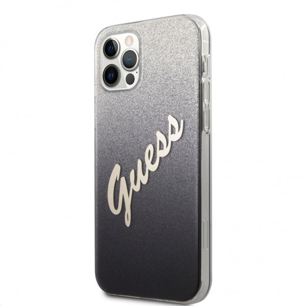 Guess iPhone 12/iPhone 12 Pro Skal Vintage Gradient Svart