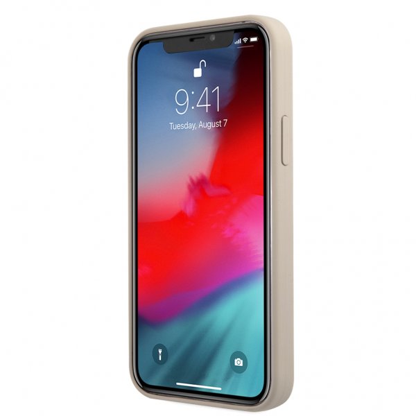 Guess iPhone 12/iPhone 12 Pro Skal Vintage Silicone Grå