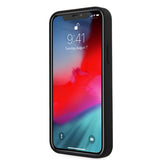 Guess iPhone 12/iPhone 12 Pro Skal Vintage Silicone Svart