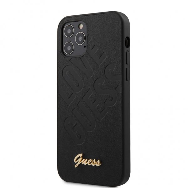 Guess iPhone 12/iPhone 12 Pro Skal Love Guess Svart