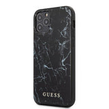 Guess iPhone 12/iPhone 12 Pro Skal Marble Cover Svart