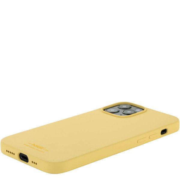 holdit iPhone 12/iPhone 12 Pro Skal Silikon Gul
