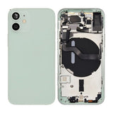 iPhone 12 Mini Baksida Komplett Med Smådelar - Grön