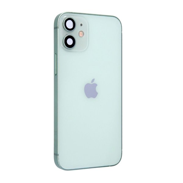 iPhone 12 Mini Baksida med Komplett Ram - Grön