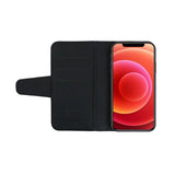 Rvelon iPhone 12 Mini Fodral Utfällbart Kortfack Svart
