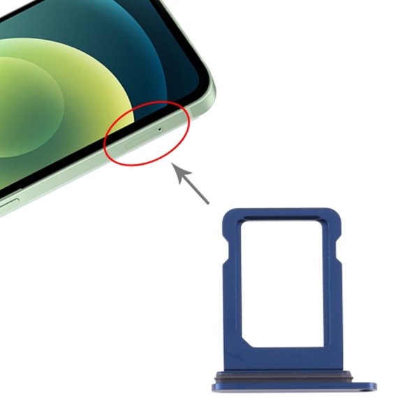 iPhone 12 Mini Simkortshållare - Blå