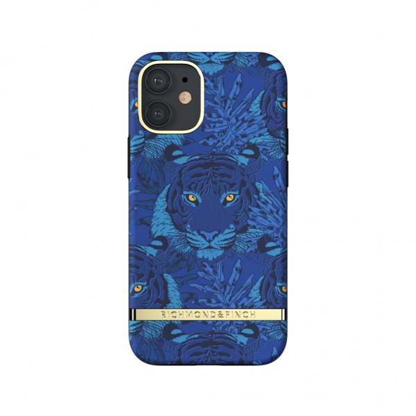 Richmond & Finch iPhone 12 Mini Skal Blue Tiger