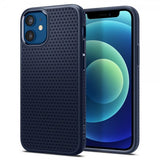 Spigen iPhone 12 Mini Skal Liquid Air Navy Blue