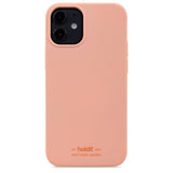 holdit iPhone 12 Mini Skal Silikon Pink Peach