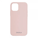 Onsala iPhone 12 Mini Skal Silikon Sand Pink