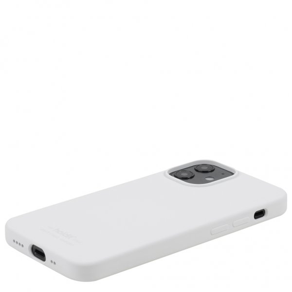 holdit iPhone 12 Mini Skal Silikon Vit