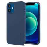 Spigen iPhone 12 Mini Skal Thin Fit Deep Blue