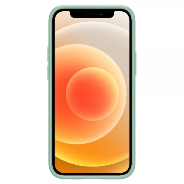 Spigen iPhone 12 Mini Skal Thin Fit Apple Mint