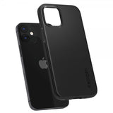 Spigen iPhone 12 Mini Skal Thin Fit Svart