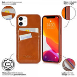 KAVAJ iPhone 12 Mini Skal Tokyo Brun