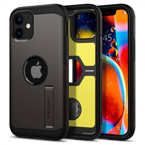 Spigen iPhone 12 Mini Skal Tough Armor Gunmetal