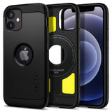 Spigen iPhone 12 Mini Skal Tough Armor Mag Svart