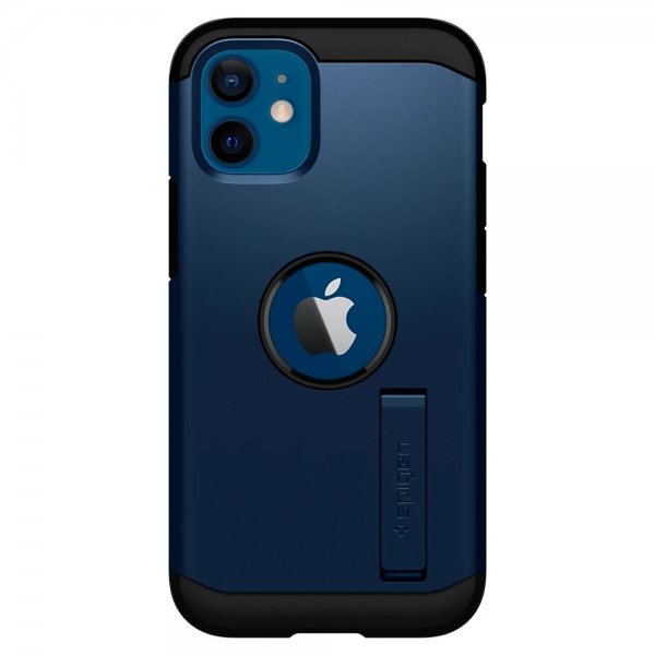 Spigen iPhone 12 Mini Skal Tough Armor Navy Blue