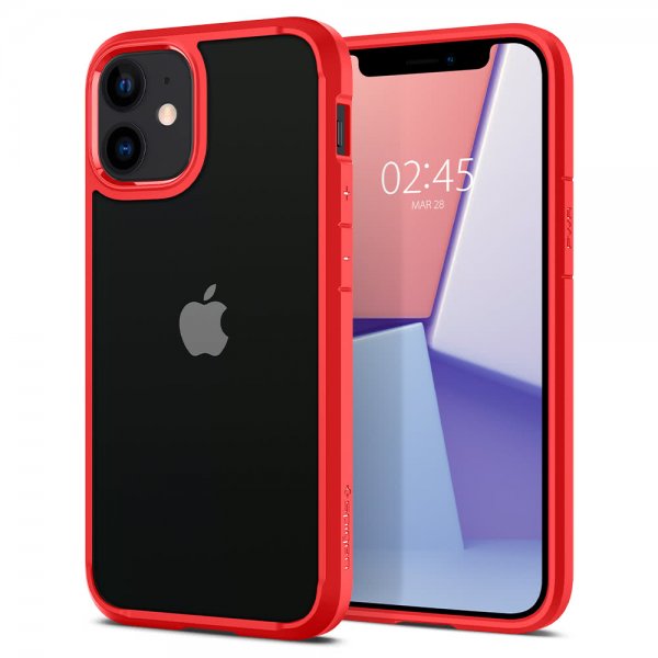 Spigen iPhone 12 Mini Skal Ultra Hybrid Röd