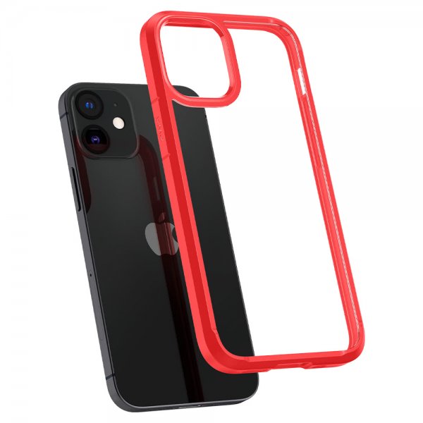 Spigen iPhone 12 Mini Skal Ultra Hybrid Röd