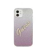 Guess iPhone 12 Mini Skal Vintage Gradient Rosa