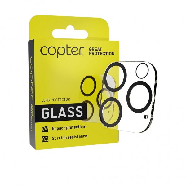 Copter iPhone 12 Pro Kameraskydd Exoglass Lens Protector