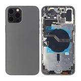 iPhone 12 Pro Max Baksida med Komplett Ram OEM - Grafit