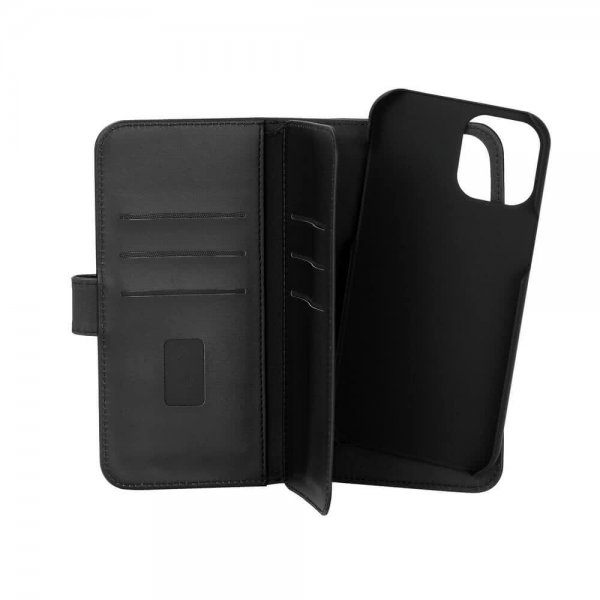 Gear iPhone 12 Pro Max Fodral 7 Kortfack Löstagbart Skal Svart