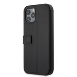 Ferrari iPhone 12 Pro Max Fodral Logo Perforerad Svart
