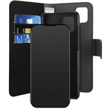 Puro iPhone 12 Pro Max Fodral Wallet Detachable 2 in 1 Svart
