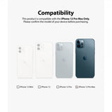 Ringke iPhone 12 Pro Max Kameraskydd Camera Protector Glass 2-pack