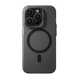 Rvelon iPhone 12 Pro Max Skal Korrugerad MagSafe Svart