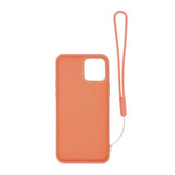iPhone 12 Pro Max Skal Silikon med Ringhållare Orange